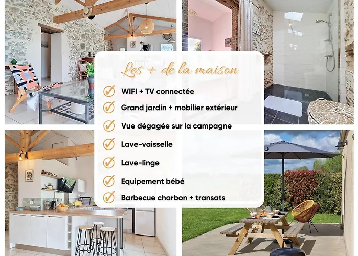 Dom wakacyjny Charme Et Confort En Campagne, Wifi Saint-Prouant